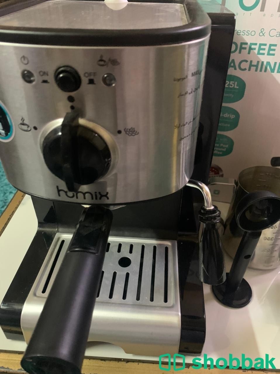 آلة قهوه جديدة معا ملحقات  Shobbak Saudi Arabia