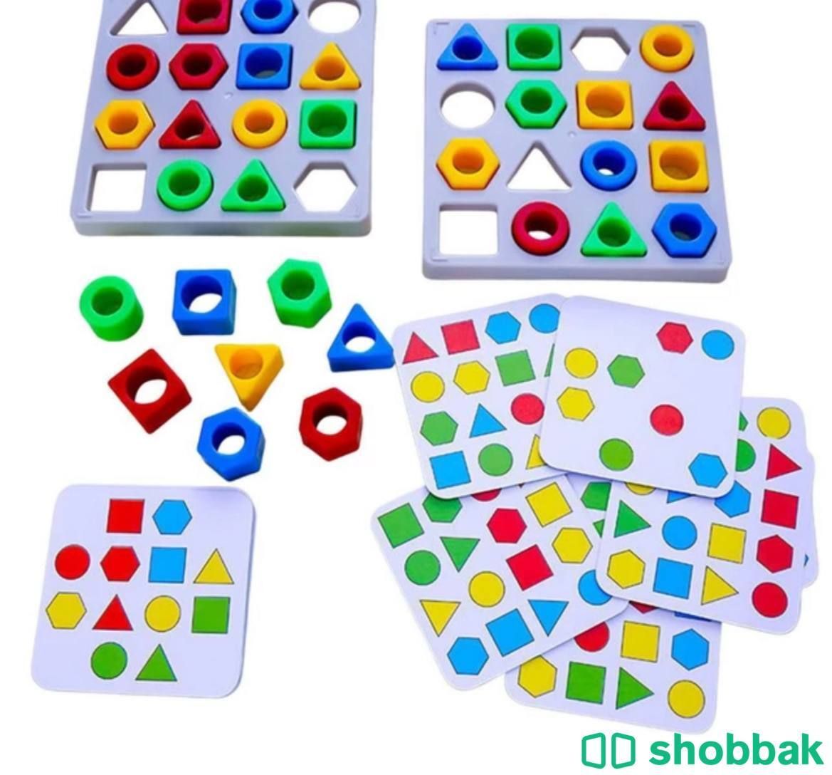 لعبة تطابق الشكل الهندسي - جماعية -تعلمية Shobbak Saudi Arabia