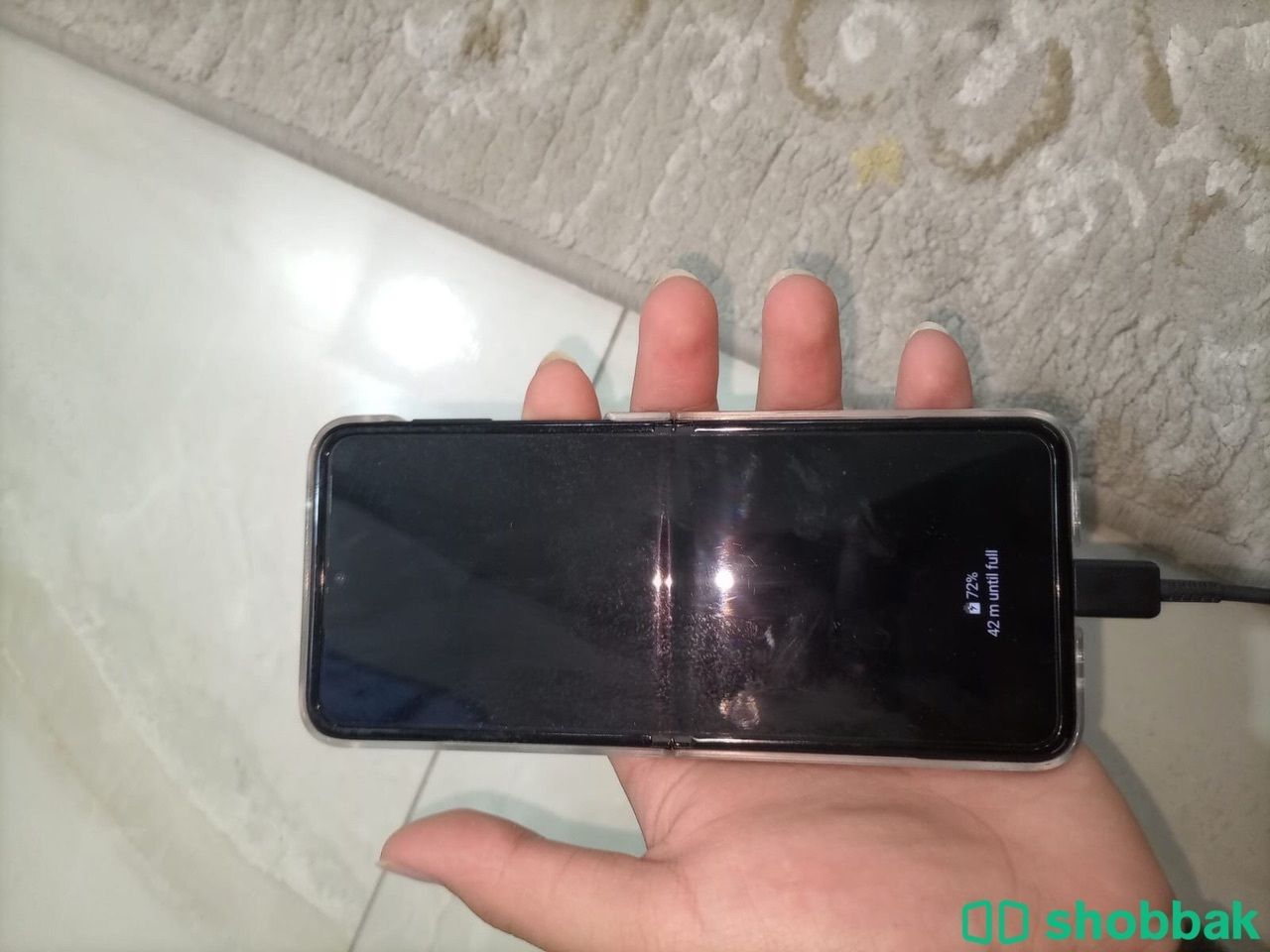 للبيع هاتف سامسونج  Galaxy Z Flip3 5Gاستعمال 3 شهور وا عليه ضمان بن هندي   Shobbak Bahrain