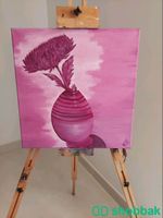 لوحة صناعة يدوية بألوان زيتية مقاس ٤٠×٤٠سم  Shobbak Saudi Arabia
