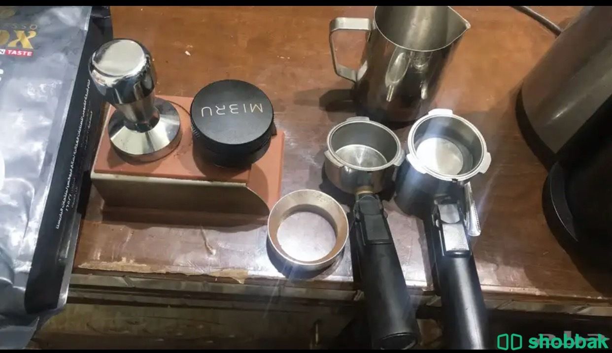 ماكينة قهوة + مطحنة قهوة  Shobbak Saudi Arabia