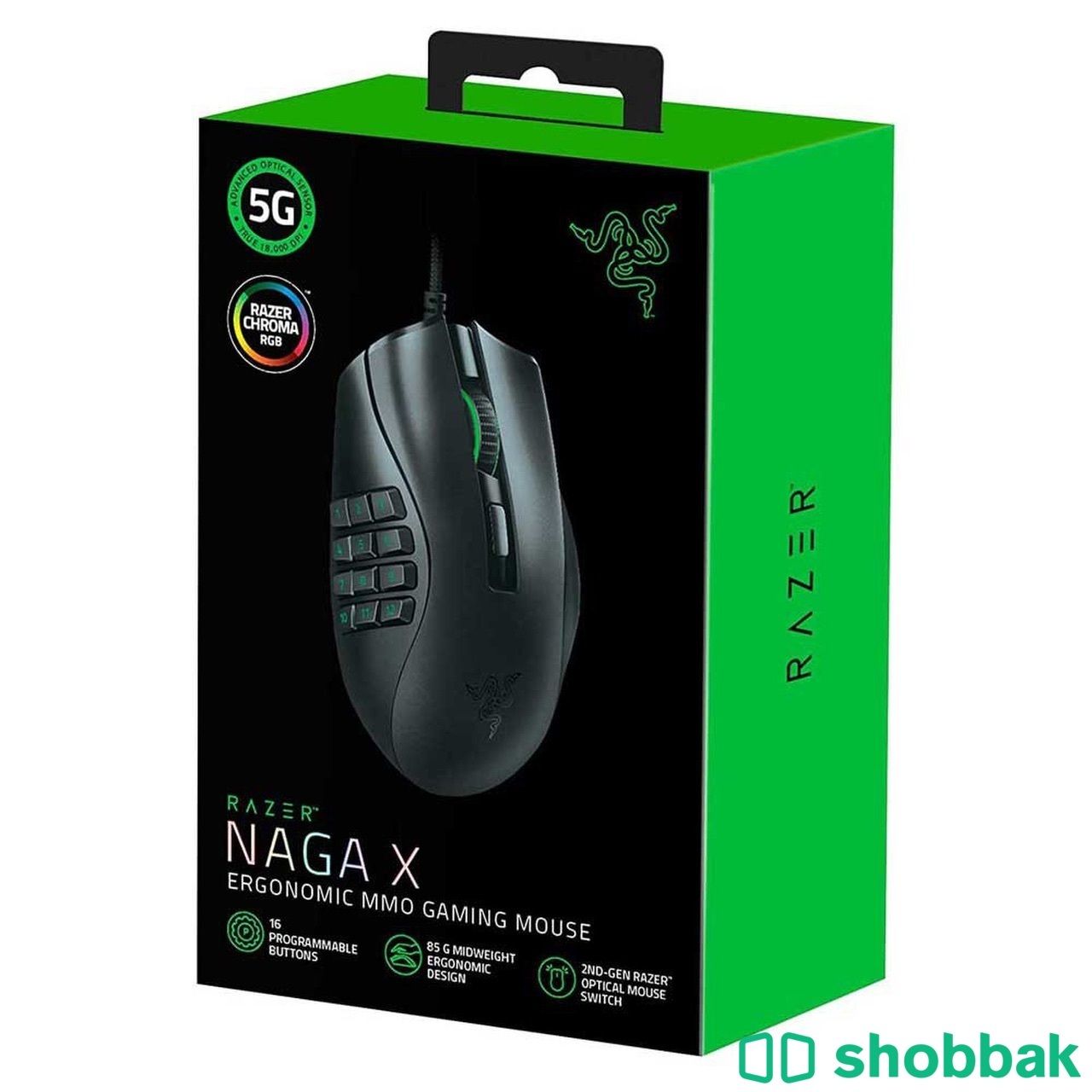 ماوس قيمنق ريزر naga x جديد شباك البحرين