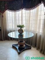 مجلس نظيف للبيع كامل + طاولة زجاجية ودالوب عبايات فخم شباك السعودية
