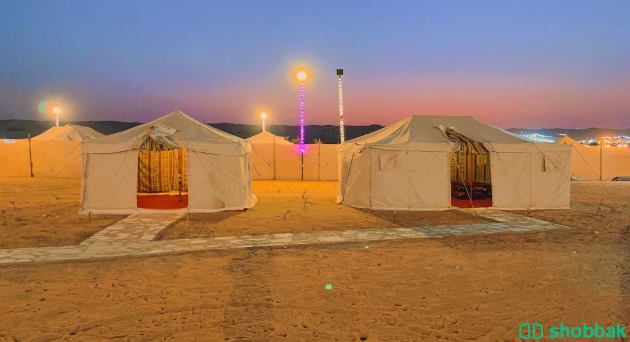 مخيم للايجار / قسمين عوائل وعزاب شباك السعودية