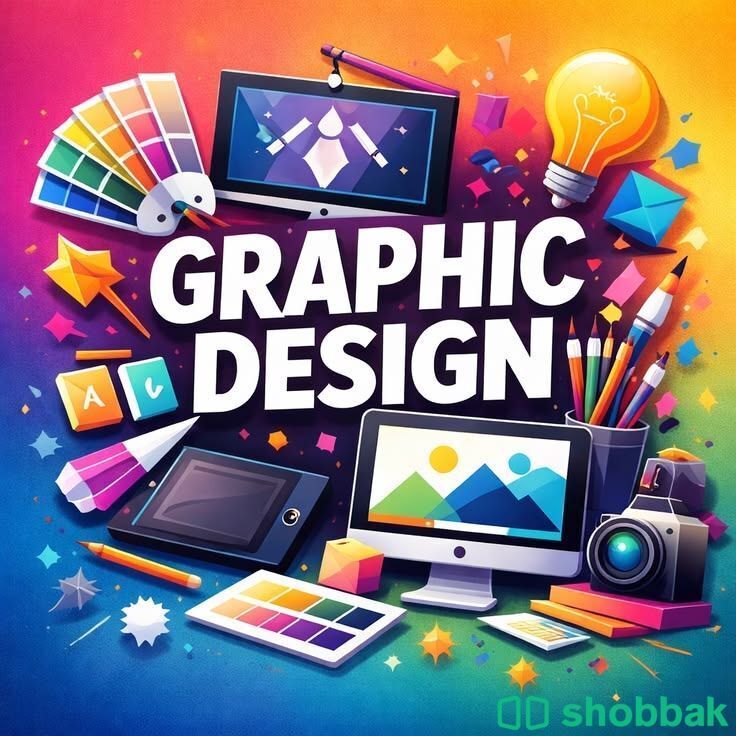 مصمم جرافيك ديزاين Graphic Designer  Shobbak Saudi Arabia