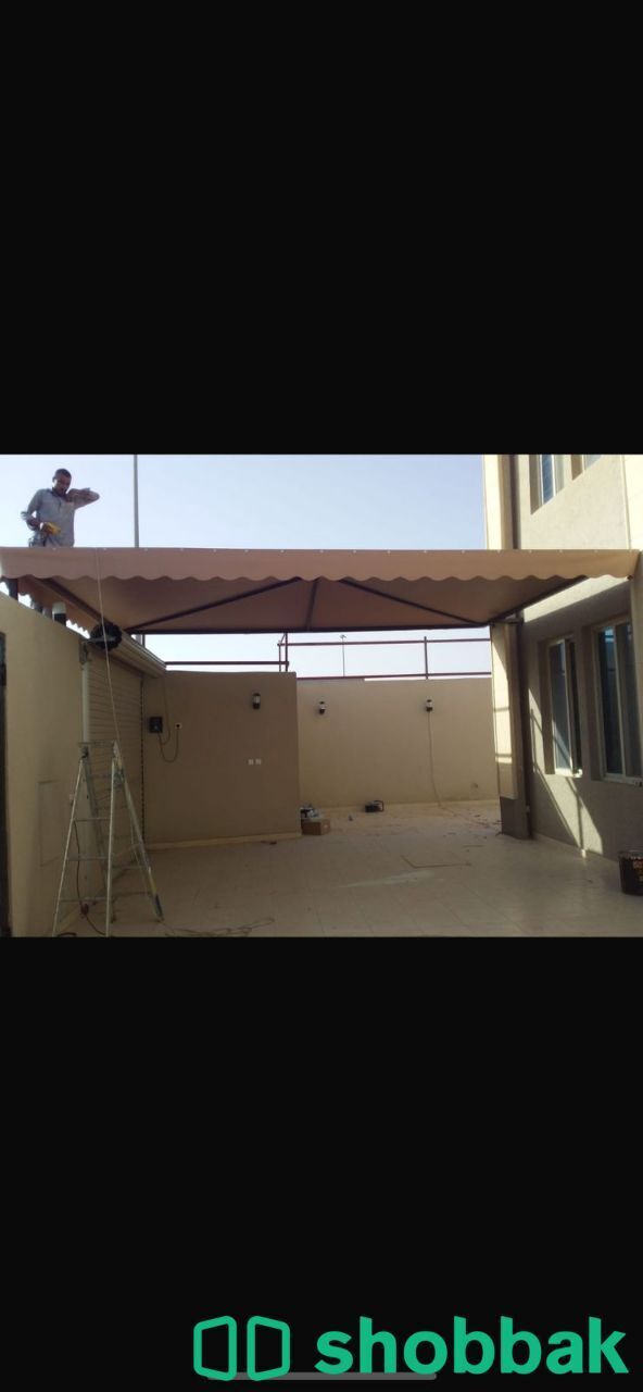 مظلات سواتر برجولات  شباك السعودية