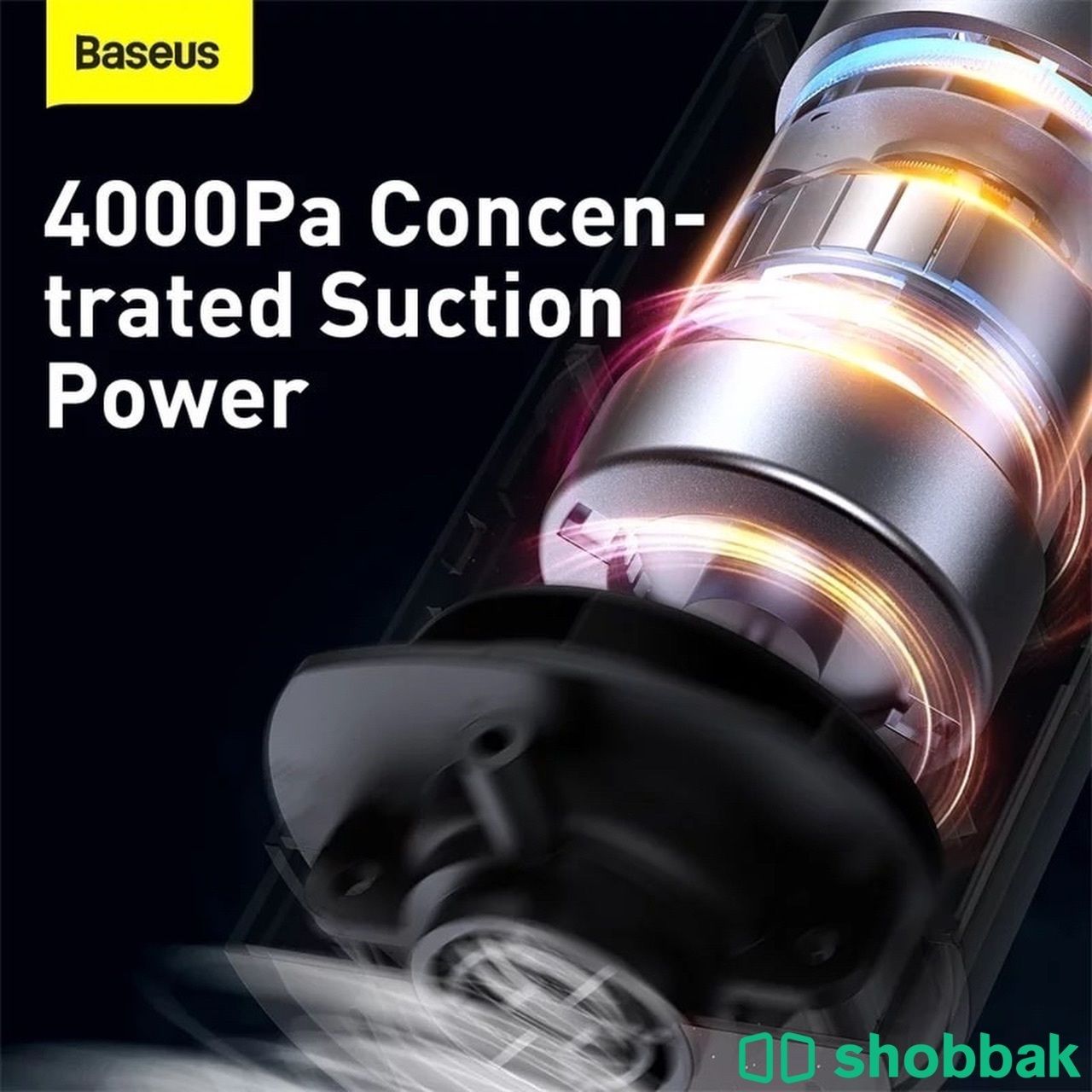 مكنسة كهربائية لاسلكية وقابلة للحمل من شركة ( Baseus ) Shobbak Saudi Arabia