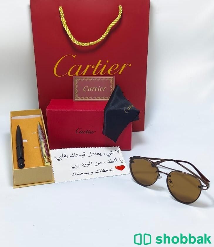 نظارة كارتير مع قلمين كارتير درجة اولي  Shobbak Saudi Arabia
